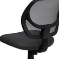 thumbnail image 3 of Mid-Back Gray Mesh Swivel Task Chair with Curved Square Back, 3 of 9