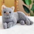 thumbnail image 1 of yievot Cute Simulation Cat Plush Toy Birthday Gift Holiday Gift Home Decoration, 1 of 1