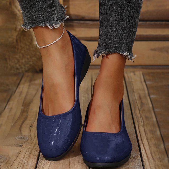 LSLJS Chaussures à Bout Pointu à Talon Compensé pour Femmes, Mode Décontractée Printemps et Été, Nouveau Style, Couleur Unie, Chaussures pour Femmes, Cadeaux pour Femmes