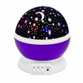 thumbnail image 4 of Night Light Projector, Rotatable Sky Moon Star Projector Night Lights for Kids, Blue/Purple/Pink, 4 of 5