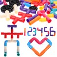 thumbnail image 1 of 1 Set Building Block Pipe Interlocking Educational Building Block Learning Toy, 1 of 5