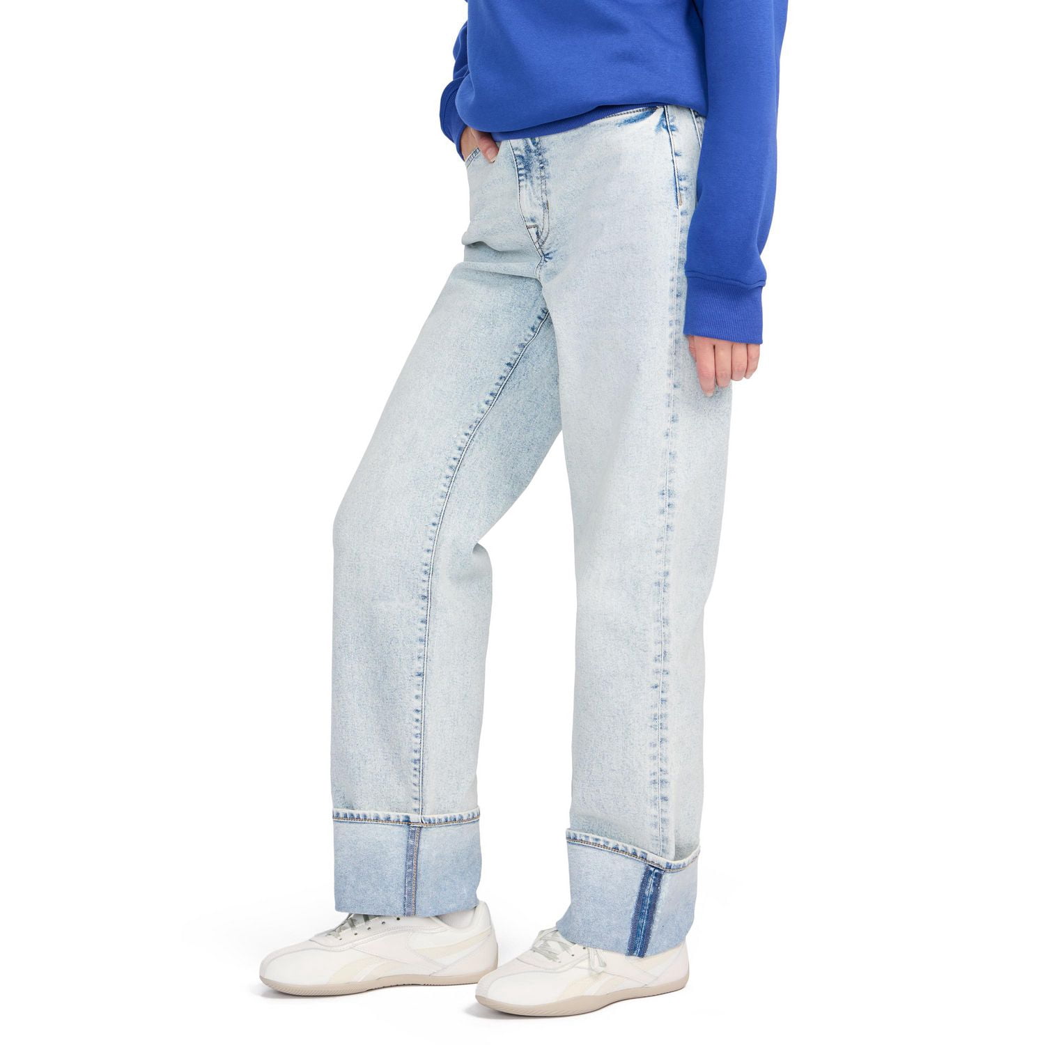 Esprit Women's Cuffed Loose Straight Jeans, Sizes 2-18