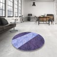 thumbnail image 4 of Ahgly Company Tapis d'Intérieur Lavables en Machine, Ronds, Transitionnels, 7' Ronds, 4 of 7