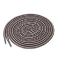 thumbnail image 1 of INSPIRE CHIC Unisex Round Rope Dual Colored Striped 1/5 Thick Boot Shoelace 120cm / 47.24" Light Gray Brown, 1 of 4