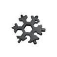 thumbnail image 2 of AIHOME Tournevis Multifonction 19 en 1 en Forme de Flocon de Neige en Acier Inoxydable Gadget Multi-Outils - Gadget EDC Gadget, 2 of 9