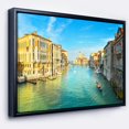 thumbnail image 3 of Design Art Vibrant Evening Venice Italy Framed Canvas Art Print, 3 of 5