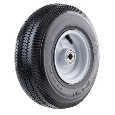 Hi-Run Sawtooth 4.10/3.50-4 4PR Pneumatic Wheelbarrow Tire Wheel 5/8" Axle Bore