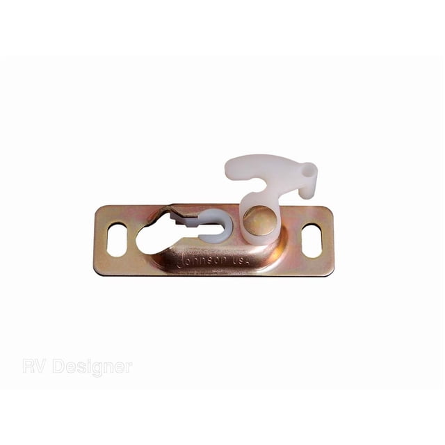 RV Designer Plaque de Montage à Rouleau pour Porte Intérieure H529 Utilisée sur Portes Coulissantes Ou Style Pocket; Ensemble de 2