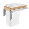 thumbnail image 1 of Rev-A-Shelf Single Pullout Trash Can for Full Height Cabinet, 50 Qt, 4WCTM-1550DM-1, 1 of 12