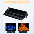 thumbnail image 4 of Drop-in Fire Pit Burner Kit - 18x6 Inch Rectangular Fire Pit Burner, Spark Ignition Kit, Propane & Natural Gas Compatible, Indoor Outdoor Use, H-Burner Design., 4 of 6