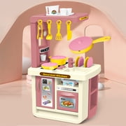 WSBDENLK Children's 43-piece Set of Simulation Tableware Cooking Kitchen Play House Tableware Children's Educational Toys Boys and Girls Holiday Toys Birthday Gift Gifts Children Clearance