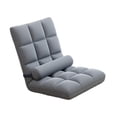 thumbnail image 4 of Elodie Chaise de Sol avec Soutien Dorsal, 5 Positions Réglables, Fauteuil Inclinable pour Appartement, Gris, 4 of 8