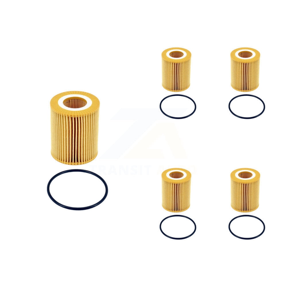 PUR Engine Cartridge Oil Filter (5 Pack) for Car Ford F-150 Land Rover Range Sport Discovery K56-100526