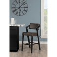 thumbnail image 4 of Bowery Hill Stationary Bar Stool in Blackwash, 4 of 11