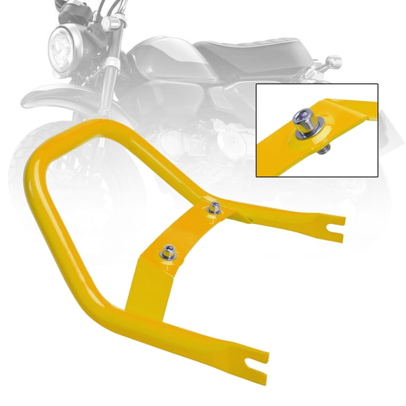 Support de Main pour Accoudoir de Passager Compatible avec HONDA Monkey 125 2018-2024 Jaune