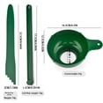 thumbnail image 2 of stanreset Canning Kit,7 Pieces Steel Canning Set for Water Bath/Pressure Hard durable Jams Starter Tools Can Steamer Rack, GREEN, 2 of 6