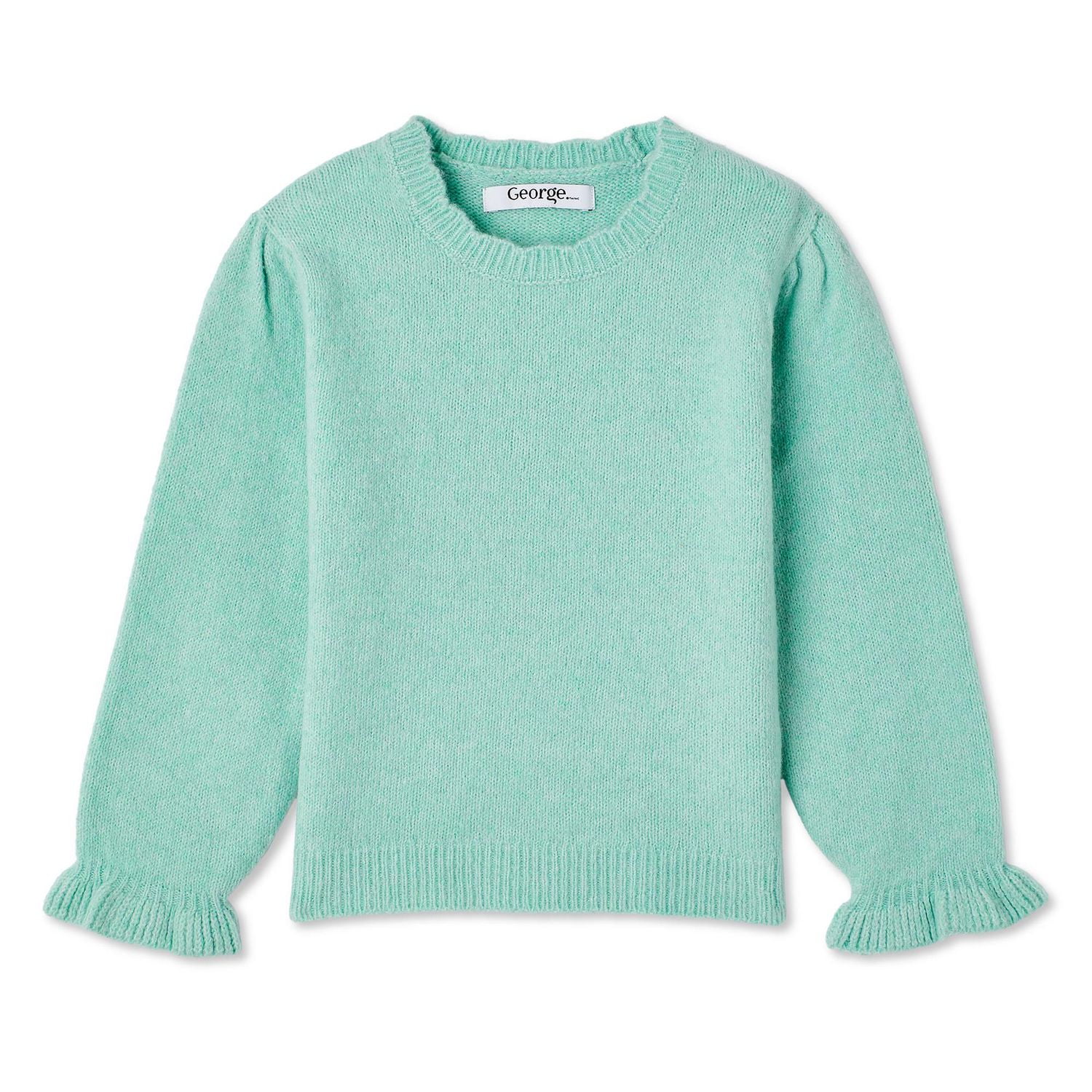 George Toddler Girls' Ruffle Cuff Sweater