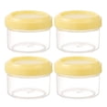 thumbnail image 1 of Hearth & Gear 4 Pcs Mini Pots Transparents avec Couvercles Étanches Contenant Rond Transparent 35ml Contenants de Rangement Rechargeables pour la Maison et la Cuisine Pot en Verre pour Buanderie Grand Rangement Alimentaire, 1 of 2