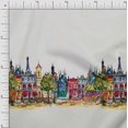 thumbnail image 1 of Soimoi Rayon Fabric Buildings Panel Decor Fabric Printed Yard 56 Inch Wide, 1 of 3