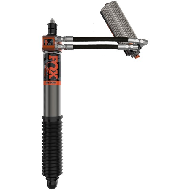 Fox Amortisseur de Chocs 883-26-140 3.0 Série Usine; Rechargeable à Gaz Hydraulique/azote; avec Réservoir Télécommandé; Garantie Limitée de 1 An; Valve Réglable; avec Bottes de Choc; Plaqué Zinc; Ensemble de 2