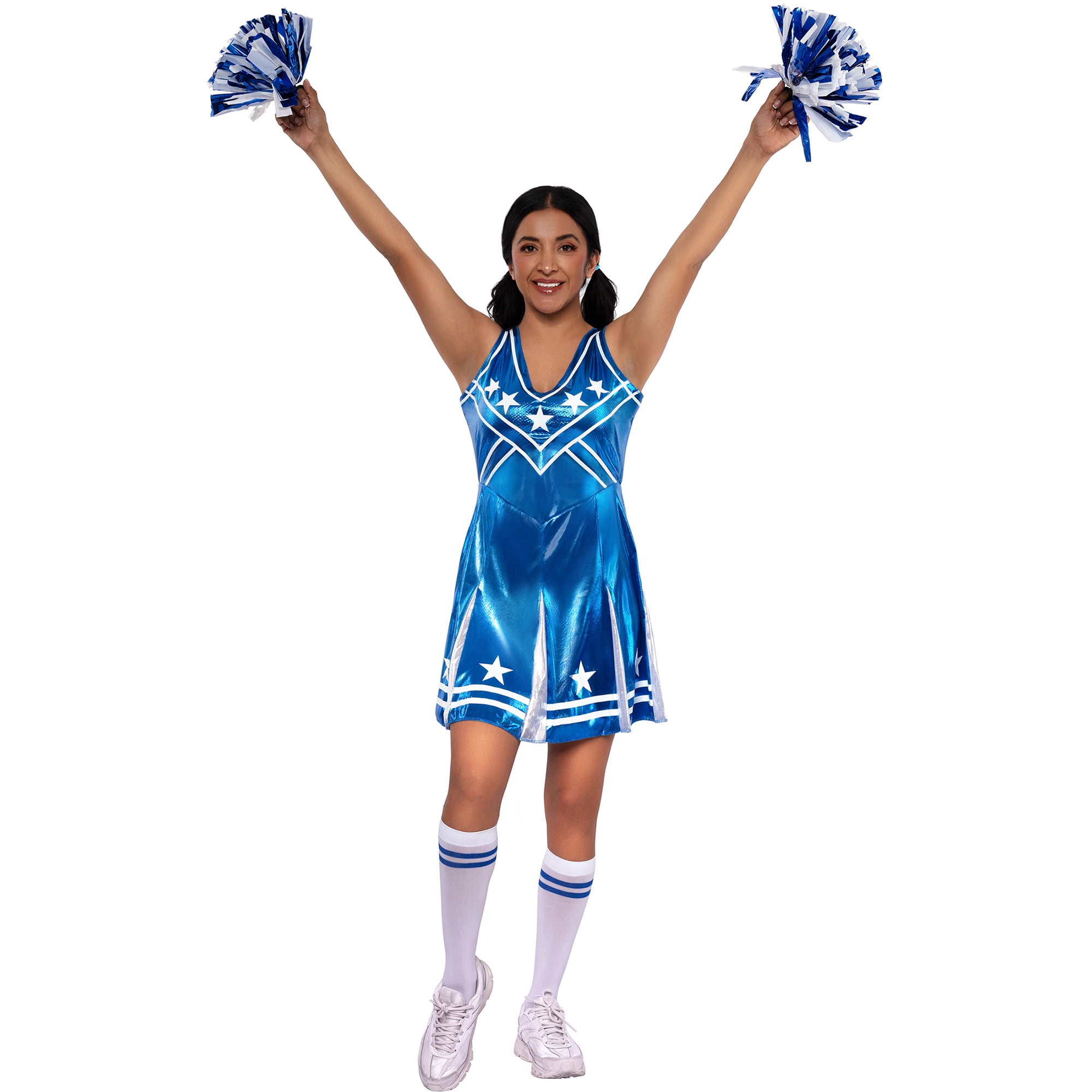 Cheerleader Halloween Costume for Adults, Women's L (12/14), by Way to Celebrate