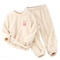 thumbnail image 1 of Boys Winter Outfits Set Long Sleeve Cartoon Print Tops and Pants for Kids 2PCS Clothes Set, 1 of 4