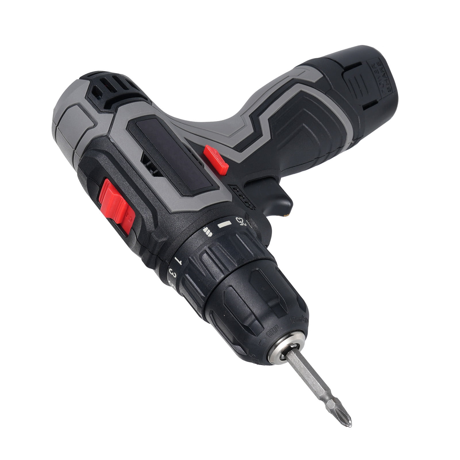 Twist Electric Drill Sets Cordless Drill Driver 25+1 Torque Setting Dual Speed Infinitely Variable Speed for Wood Metal Wall Drilling Twist and Loosen Screw Repairing Furniture,