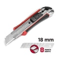 thumbnail image 4 of Swiss Tech 18mm Snap-Off Utility Knife, Aluminum, TPR Cushion Grip Handle, 4 of 6