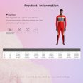 thumbnail image 3 of iiniim Men's Race Car Driver Costume Jumpsuit Checkerboard Plaid Rompers Finish Line Racer Outfits Black 3XL, 3 of 3