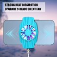 thumbnail image 3 of Clip on Fans, Gaming Artifact Mobile Phone Radiator Cooled Fan Usb Wired Mobile Phone Small Fan Radiator Back Clip Clip on Fan, 3 of 8