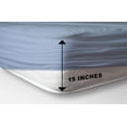 thumbnail image 5 of Johnson Home 500 Thread Count Cotton Sheet Set Sky Blue (Queen), 5 of 5
