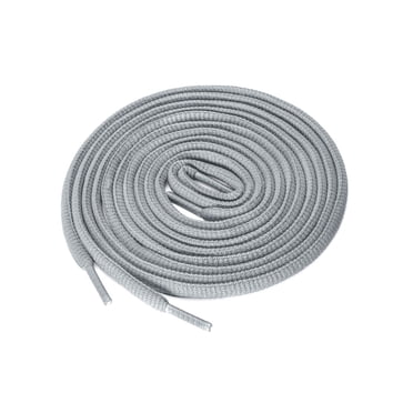 INSPIRE CHIC Unisex 2 Pairs Half Round Oval Elastic Shoelaces for Boots Athletic Sneakers Light Gray 130 cm/51"