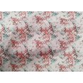 thumbnail image 5 of oneOone Cotton Poplin Maroon Fabric Abstracts Sewing Material Print Fabric By The Yard 42 Inch Wide, 5 of 5