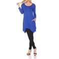 thumbnail image 2 of (Royal, G) - Tunique Unie pour Femme, 2 of 5