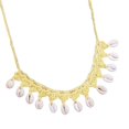 thumbnail image 1 of Kkkded Shell Necklace Ultralight Handmade Crochet Necklace - All - Match, Easy - wearing Choker for Women, 1 of 7