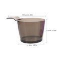 thumbnail image 5 of KALLORY 2Pcs Hair Color Mixing Bowl Plastic Salon Hair Dye Bowl Large Capacity Transparent Mixing Tool, 5 of 5