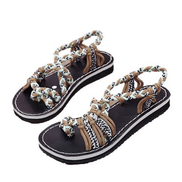 RKSTN Summer Women Flip-Flops Flat Heel Bohemian Sandals Casual Flip Flops Women Shoes