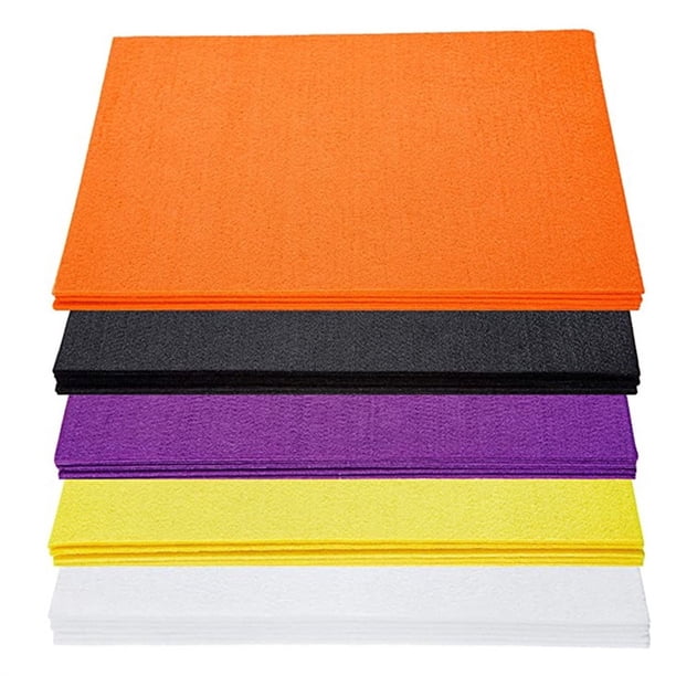 Jtnohx Tissu Feutré doux, 40X100CM Paquet de Feuilles de Feutre, 6 Pcs Feutrine Artisanal, Feutrine de Couleur pour les Décorations de Fête(Couleurs d'automne Jtnohx Tissu Feutré doux, 40X100CM Paquet de Feuilles de Feutre, 6 Pcs Feutrine Artisanal, Feutrine de Couleur pour les Décorations de Fête(Couleurs d'automne