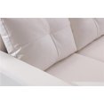 thumbnail image 2 of Nathaniel Home Canapé sectionnel convertible petit espace Braxton blanc, 2 of 5