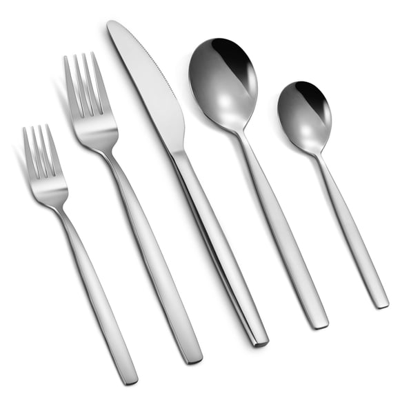 Superior 30-Piece Stainless Steel Silverware Set for 6 – Mirror Polished Flatware Set, Includes Forks, Knives, Spoons – Dishwasher Safe Utensils for Home, Kitchen, Party, Restaurant