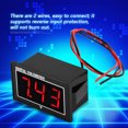 thumbnail image 4 of Voltage Meter, Easy To Connect Wide Measuring Range Voltage Panel, For Electric Bikes Battery Voltage Motorcycles Children'S Cars, 4 of 8