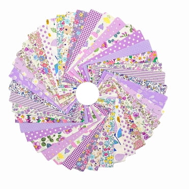 80 Pcs Bandes de Tissu Jelly Roll pour Courtepointe Couture 2,6 Pouces Bandes de Tissu en Coton Pré-Découpées à Motif Floral Lots avec Bords Ondulés, Parfaites pour la Couture, Bricolage