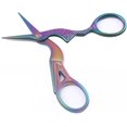thumbnail image 2 of Stainless Steel Sharp Tip Classic Stork Scissors Crane Design Sewing Scissors DIY Tools Dressmaker Shears Scissors for Embroidery, Craft, Needle Work, Art Work & Everyday Use (3.6", Colorful), 2 of 7