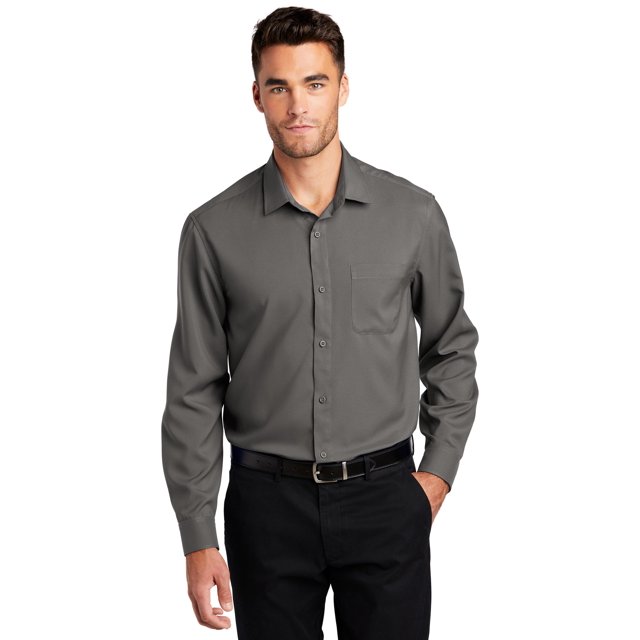 Port Authority Men's Long Sleeve Performance Staff Shirt W401