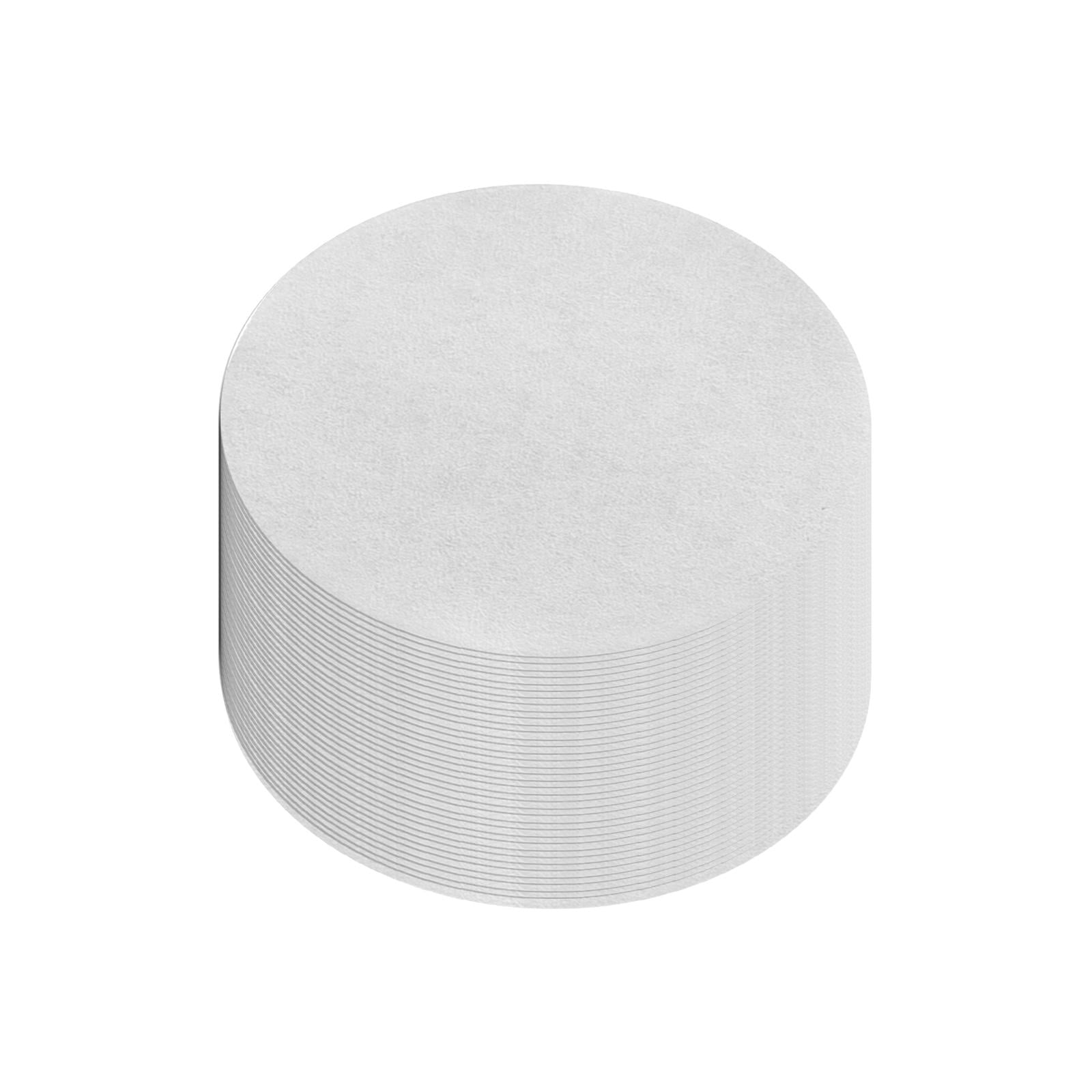 100Pcs Round Coffee Filter Papere Professional Replacements Coffee Strainer Cone Filters Kitchen for Kitchen Hotel Bar Home Cafe 51mm