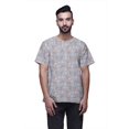 thumbnail image 1 of Atasi Kurta Court Ajusté en Coton Cambric Imprimé Col Goutte d'Eau Chemise Décontractée, 1 of 5