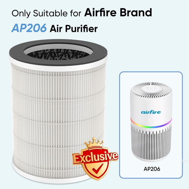 Filtre de Purificateur d'Air HEPA H13 de Remplacement pour Numéro de Modèle AP206 Purificateur d'Air, Original