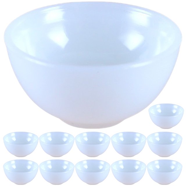 12 Pcs Mini Bols de Maison Décoration Mini Bol Modèle Jouet Miniature Accessoire de Salle à Manger