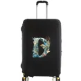 thumbnail image 1 of Luggage Covers Protective Cover Travel Luggage Scratch Proof Dust Cover Reusable Dust Cover Washable Fish Letter Print Pattern 8fish letter D XL, 1 of 6