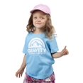 thumbnail image 2 of Gravity Outdoor Co. Youth Performance T-Shirt - White Logo - Royal - Small, 2 of 2